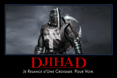 Chevalier croisé - DjihaD - Je Relance d'Une Croisade. Pour Voir.